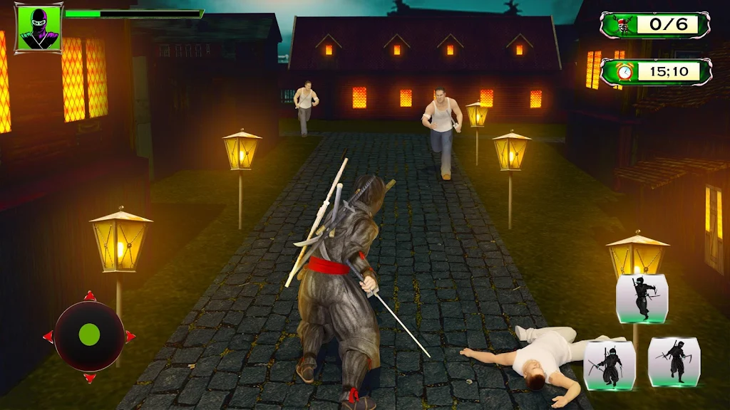 Ninja Hero Assassin Samurai Pirate Fight Shadow Скриншот 2