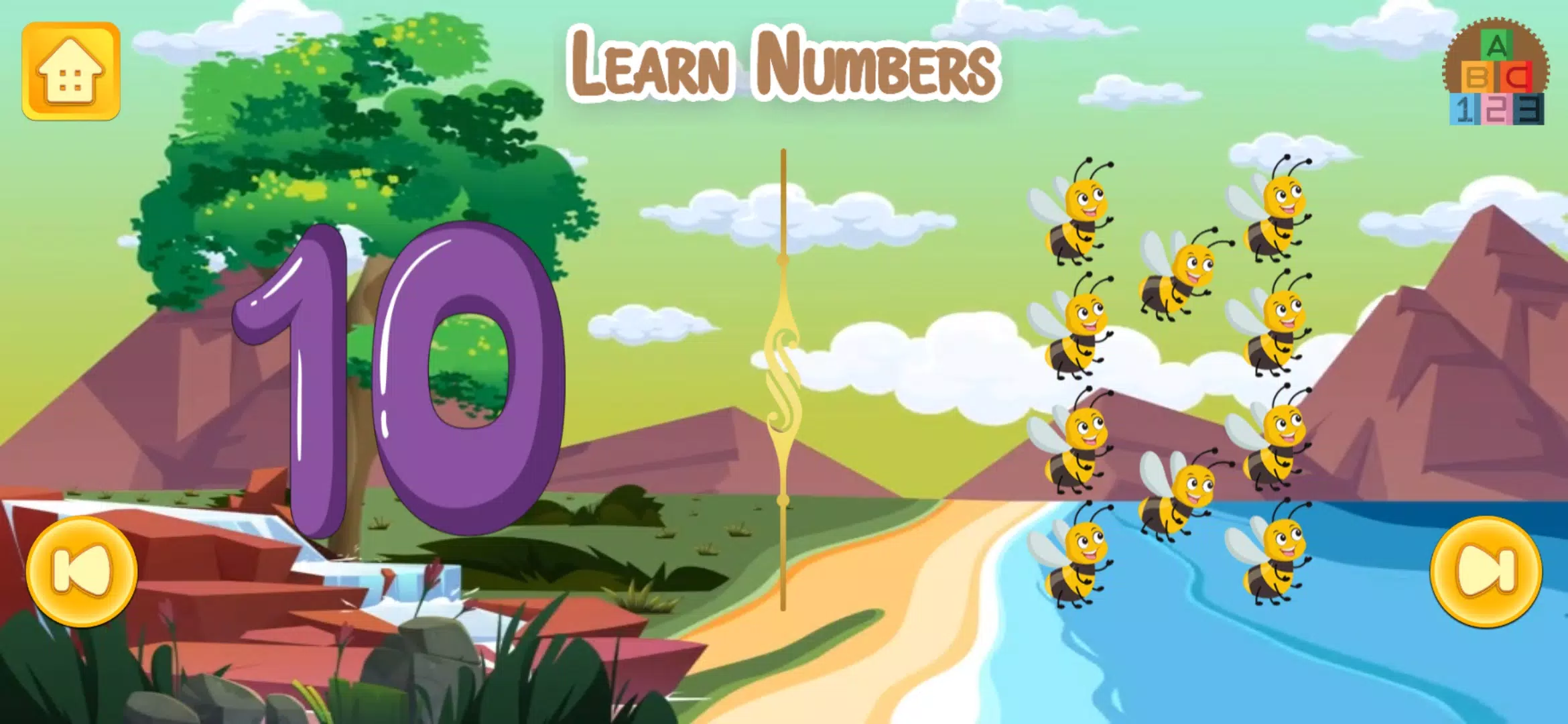 Learn numbers and letters Captura de tela 3