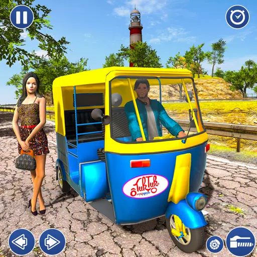 City Taxi Auto Rickshaw Game ဖန်သားပြင်ဓာတ်ပုံ 1