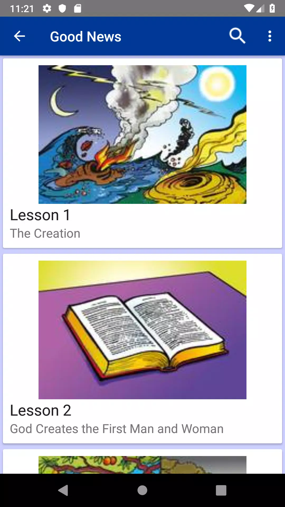 Sunday School Lessons スクリーンショット 2