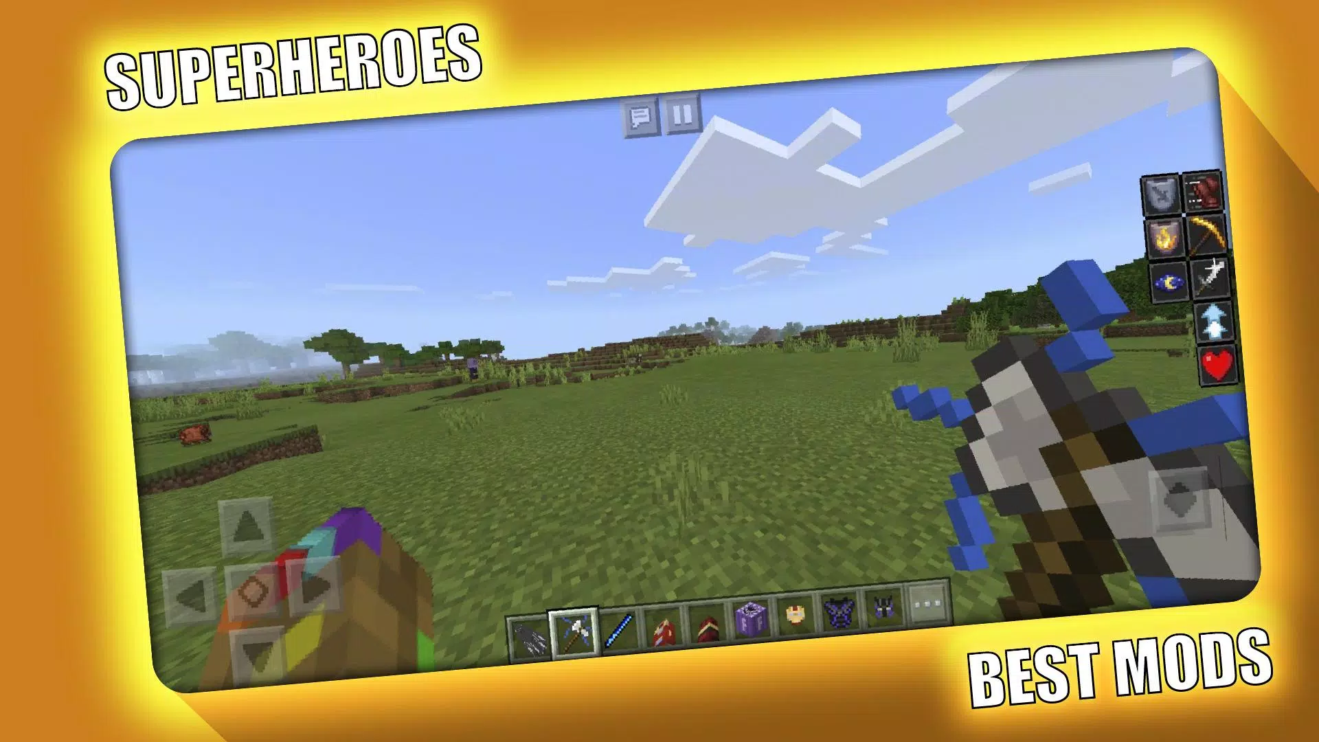 Superheroes Mod for Minecraft Ảnh chụp màn hình 2