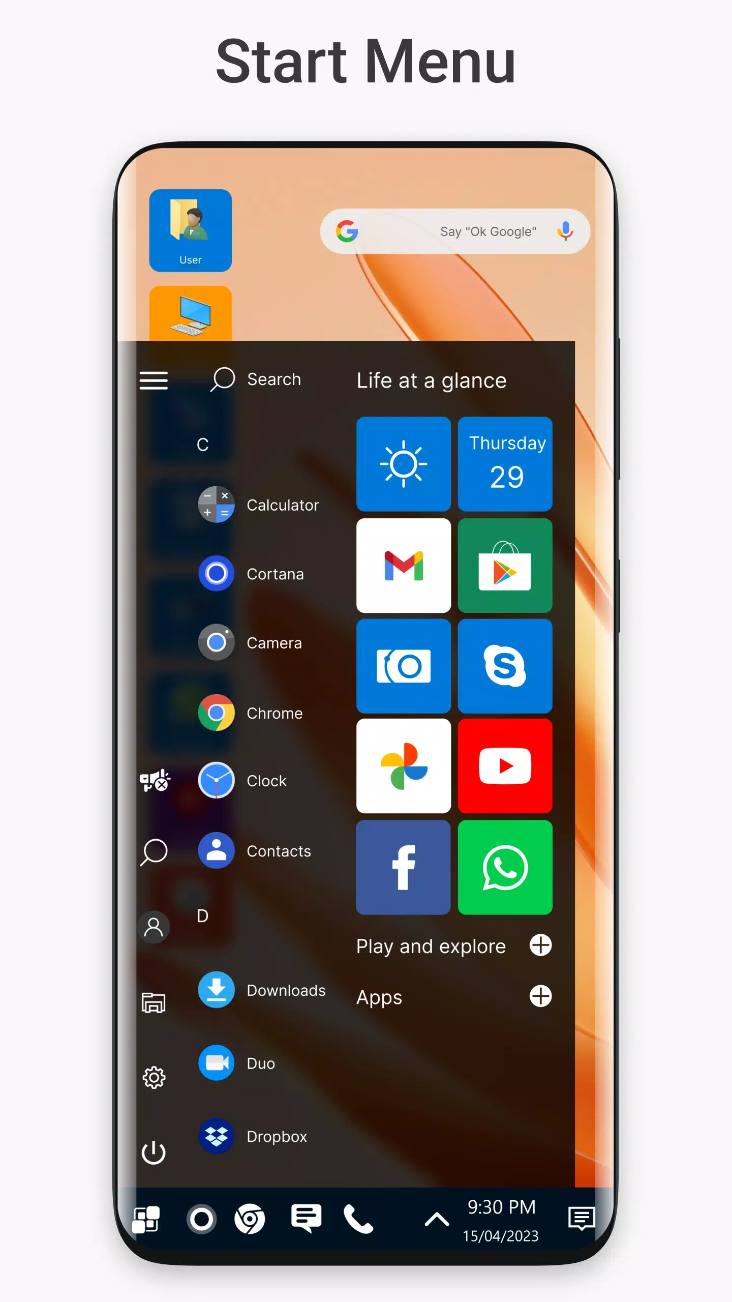 Win 11 Launcher Screenshot 2