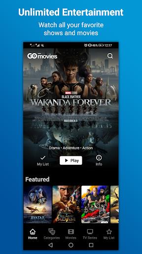 GoMovies: Watch Movies & Shows Zrzut ekranu 1