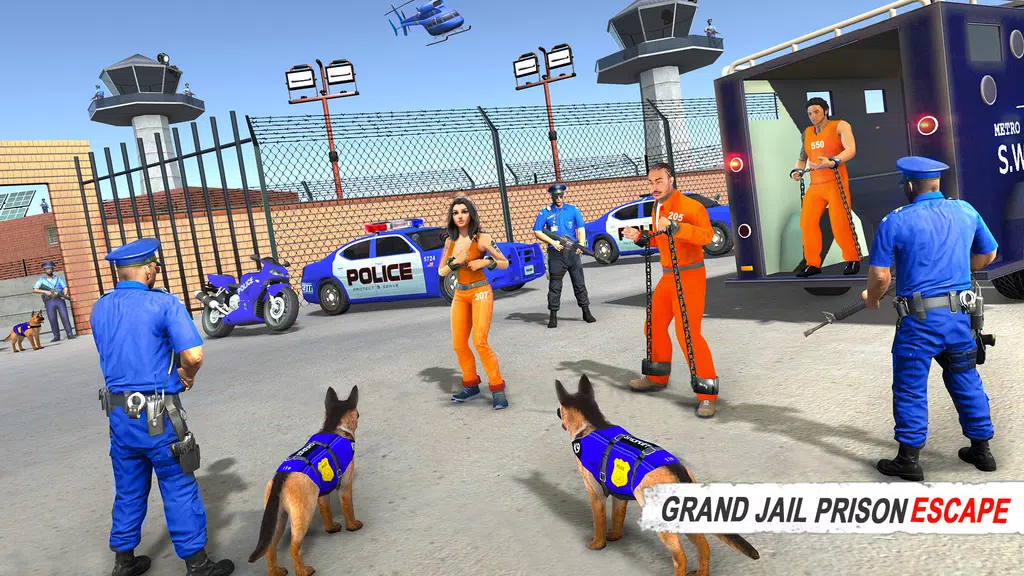 Grand Jail Prison Escape Game Captura de tela 1