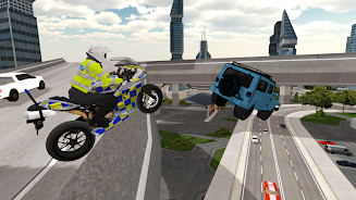 Police Motorbike Simulator 3D Capture d'écran 4