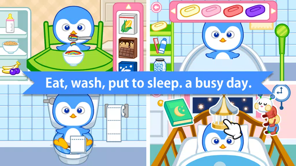 Baby Care : Poky (Penguin) Tangkapan skrin 3