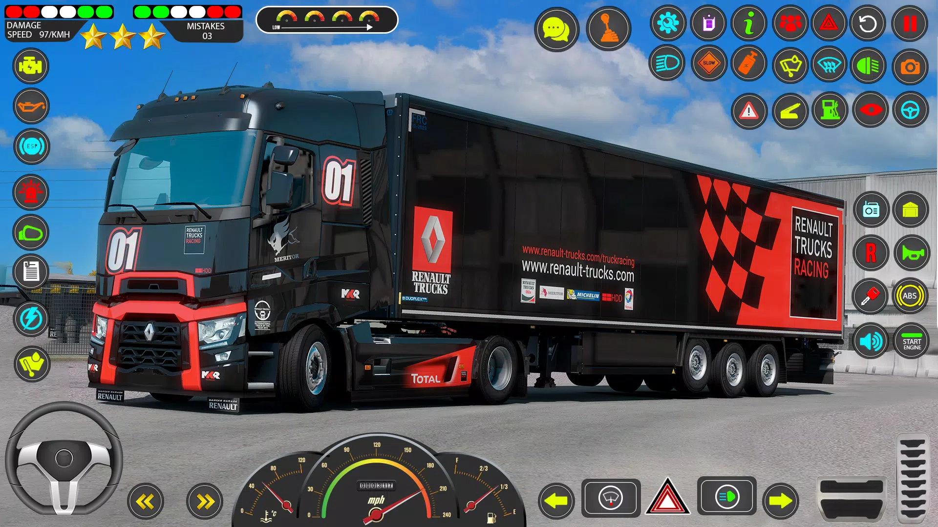 Euro Truck Games Sim 3d Tangkapan skrin 4