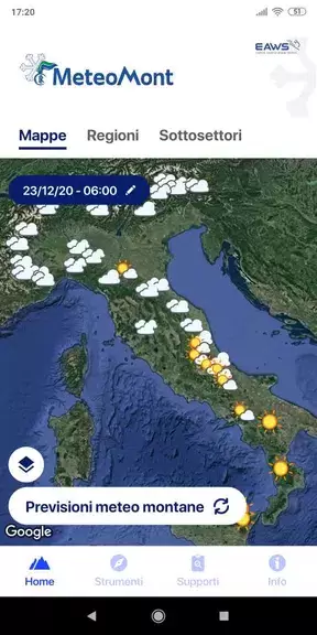 Meteomont Capture d'écran 1