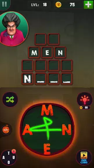 Scary Teacher : Word Games Screenshot 2