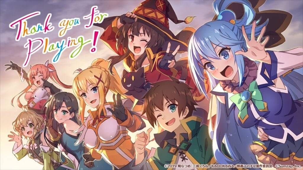 Konosuba: Fantastische Tage Global Shutdown: Offline -Version in Arbeit?