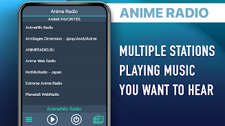 Anime Radio Favorites Captura de tela 4