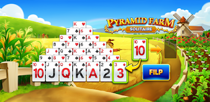 Pyramid Solitaire - Farm Trip应用截图第1张