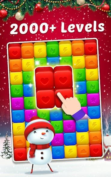 Toy Cubes Pop - Match 3 Game Mod Capture d'écran 1