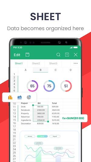 WPS Office स्क्रीनशॉट 4