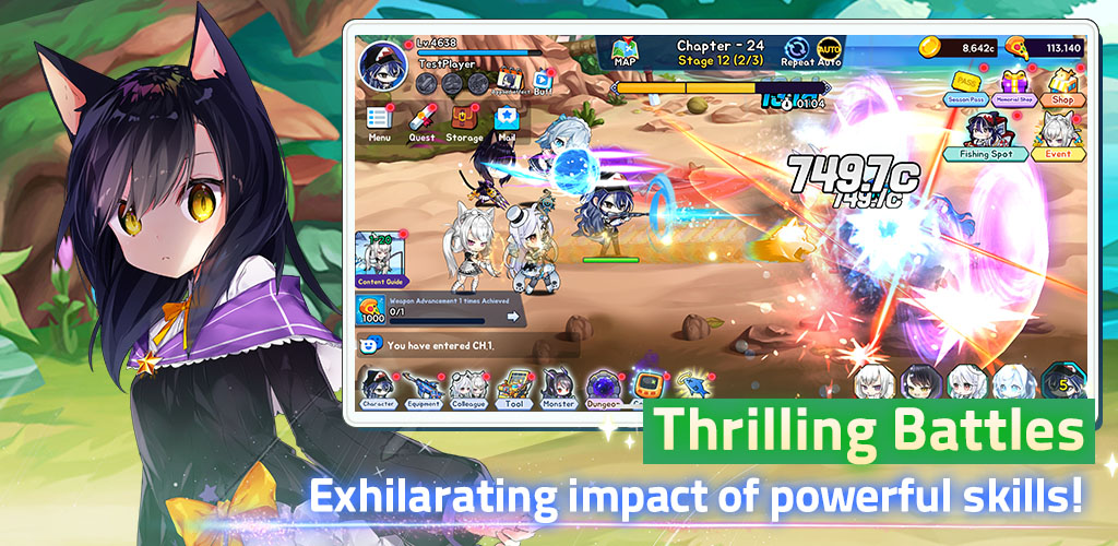 SHARK GIRLS : IDLE RPG Mod应用截图第4张