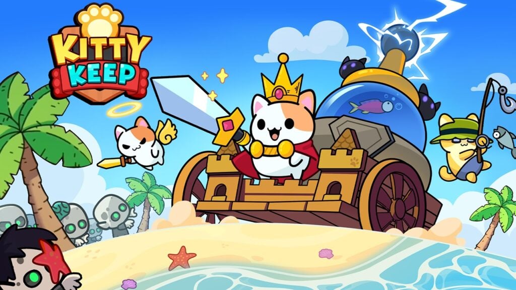 Feline Warriors Unite: Kitty Keep Game Unleashes Beachside Tower Defense Adventure