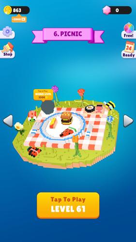 Tap Out 3D: Puzzle Game Captura de tela 2
