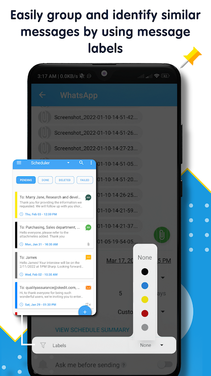 SKEDit: Auto Message Scheduler 스크린샷 3
