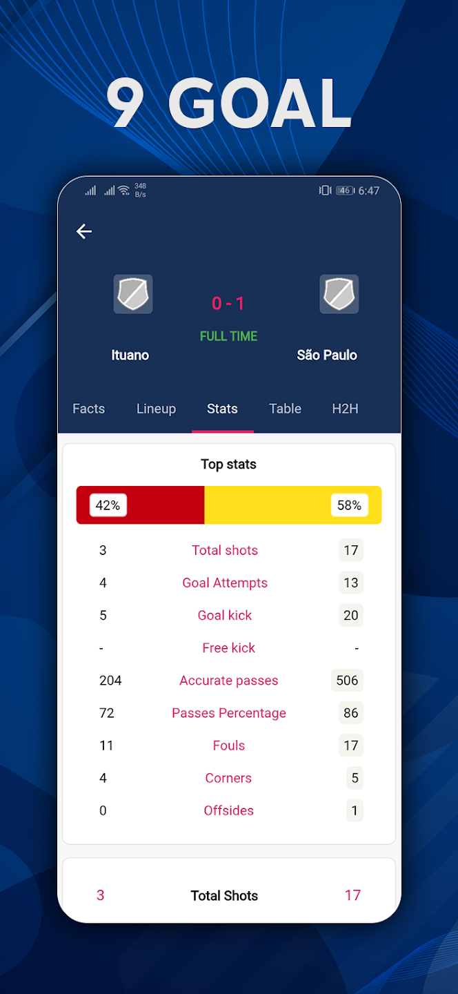 9Goal - Football Live應用截圖第1張