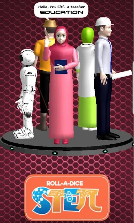STEM roll-a-dice Captura de tela 1