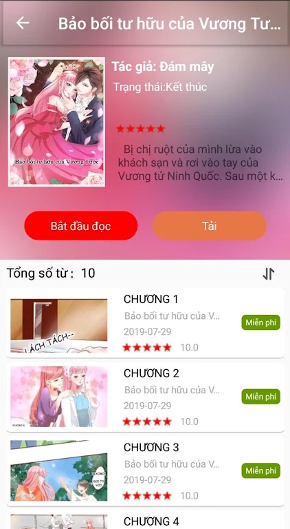 Ngôn Tình -- Webtoon,Manga,Comics应用截图第2张