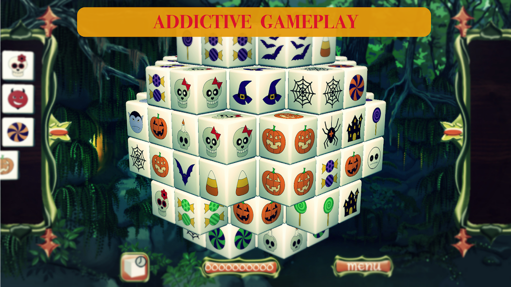 Fairy Mahjong Halloween 스크린샷 1