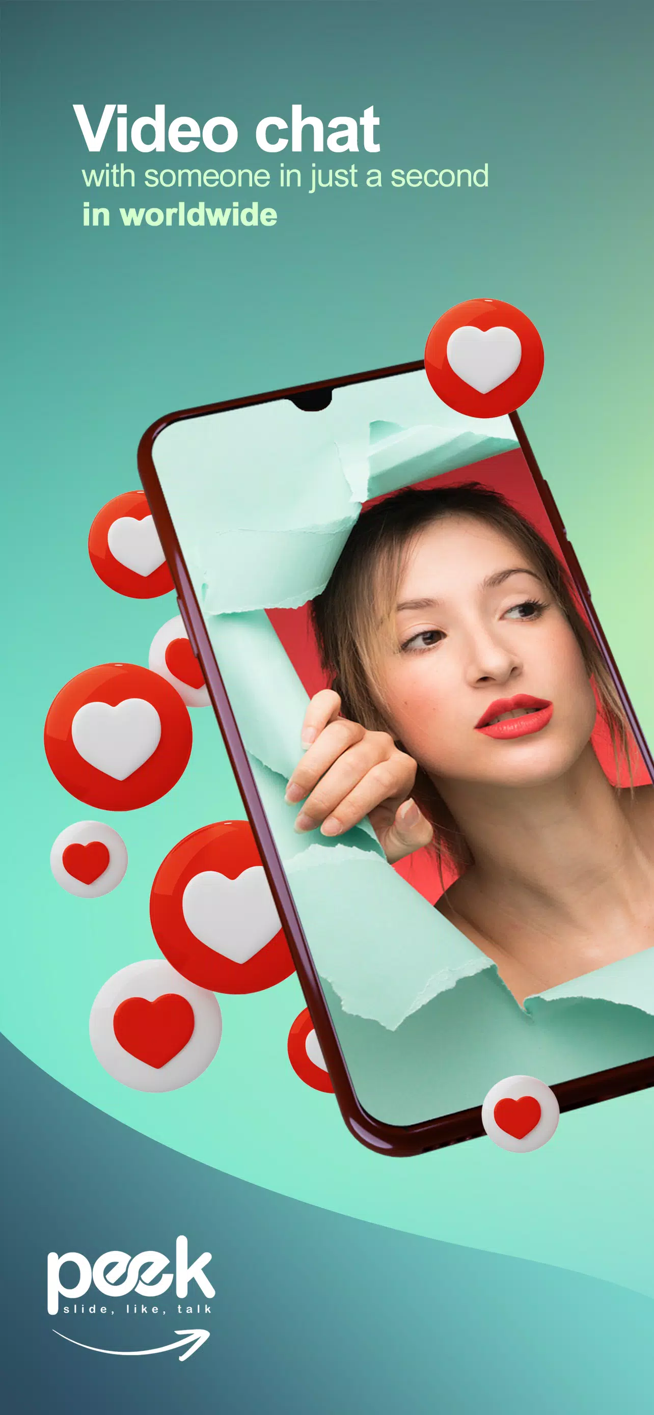 Peek - Live Video Chat Capture d'écran 1