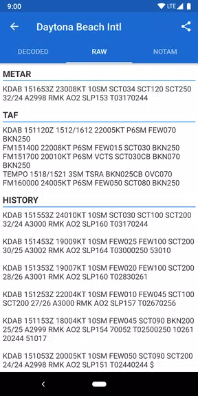 Avia Weather - METAR & TAF Ảnh chụp màn hình 3