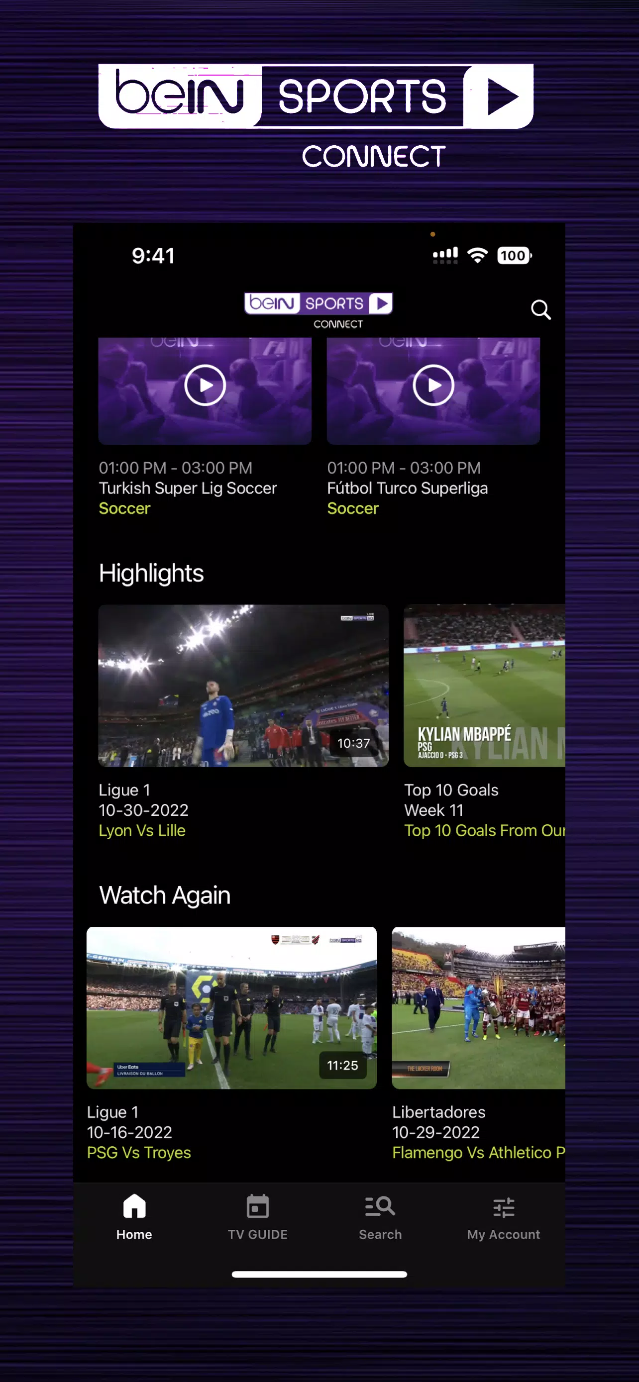 beIN SPORTS CONNECT应用截图第2张