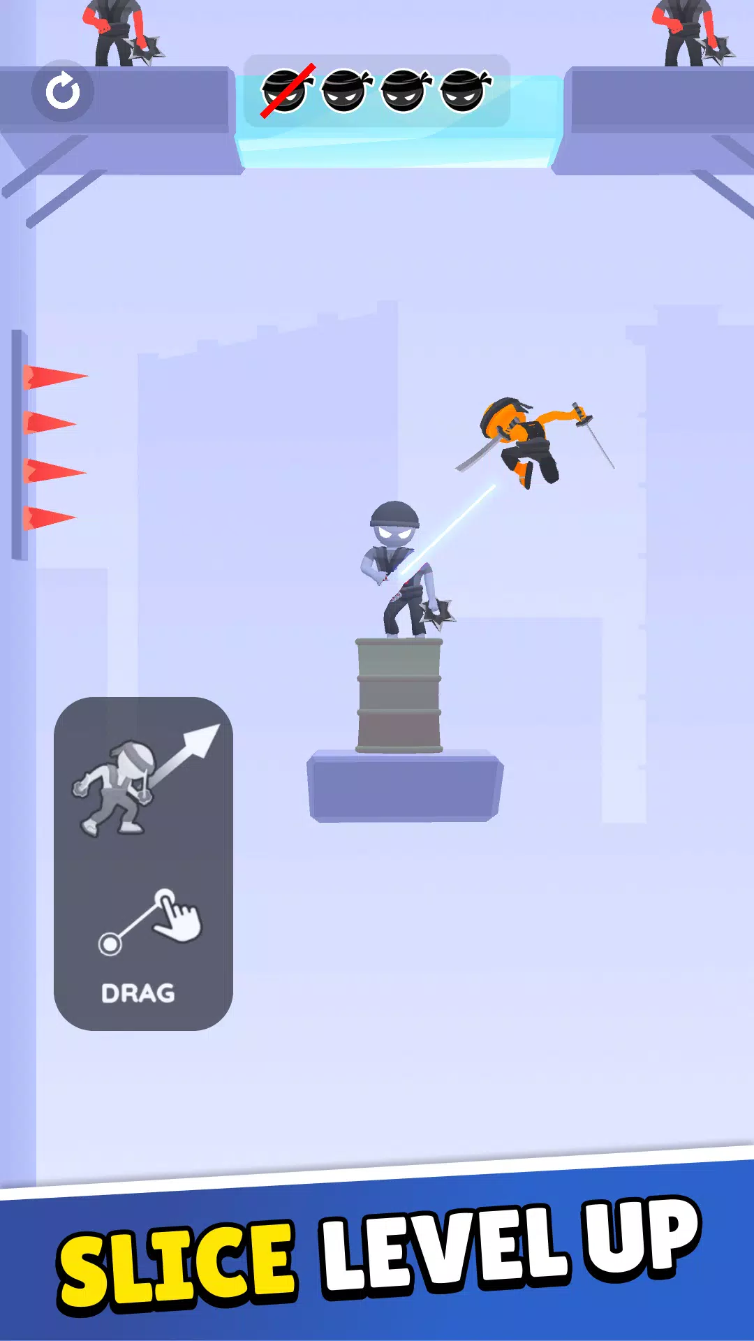 Slicing Hero Sword Master Game Screenshot 1