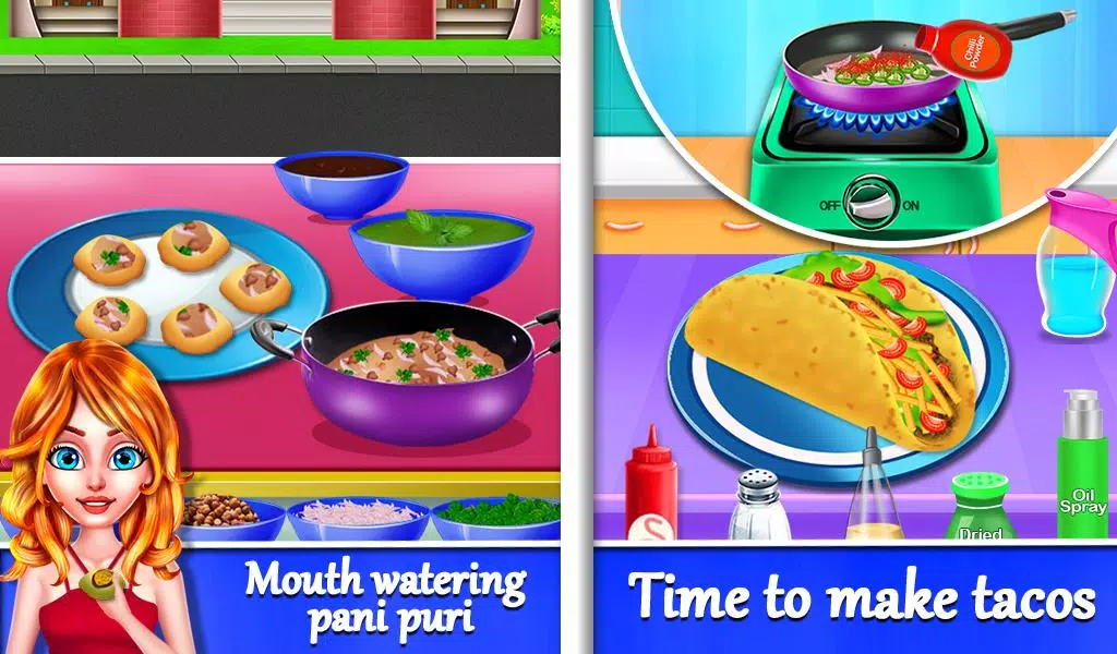 Cooking in Kitchen Food Games Captura de tela 4