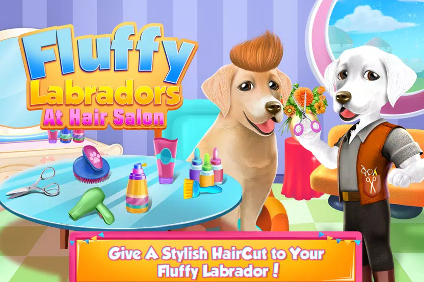 Fluffy Labradors at Hair Salon Screenshot 1