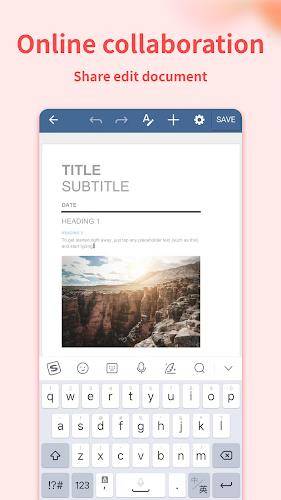 Document Editor:Word,Sheet,PDF Tangkapan skrin 4