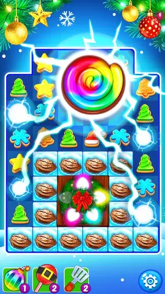 Christmas Cookie: Match 3 Game ภาพหน้าจอ 2