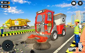 Real Garbage Truck Simulator Screenshot 1