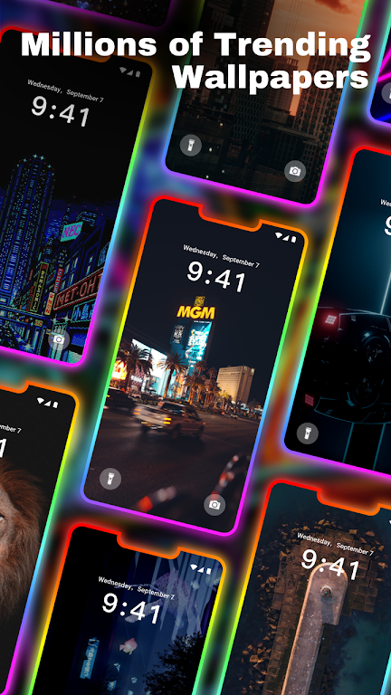 Homescreen: Wallpapers, Themes Capture d'écran 3