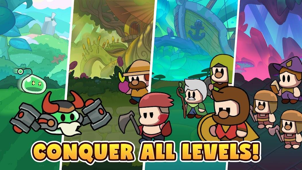 Slime Battle: Idle RPG Games Mod Captura de tela 2