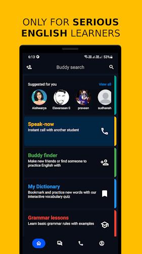 English Buddy - Speaking app スクリーンショット 1