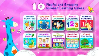 Learn Numbers 123 - Kids Games Captura de tela 3