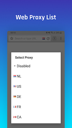 Proxy browser secure VPN Schermafbeelding 3