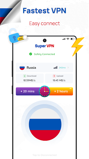 Schermata Russia VPN: Get Moscow IP 1