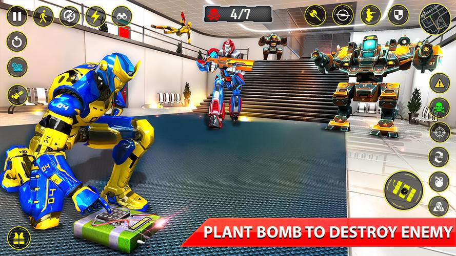 Robot Shooting Game ဖန်သားပြင်ဓာတ်ပုံ 4