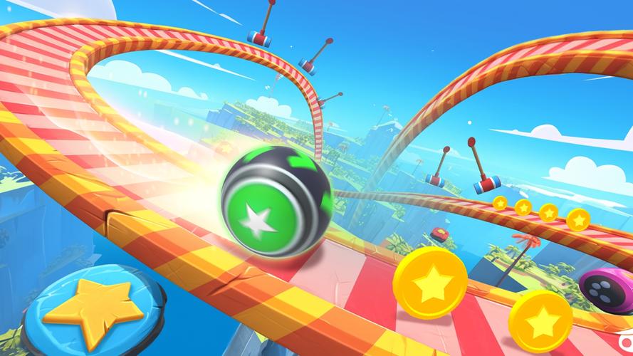 3D Super Rolling Ball Race Скриншот 3