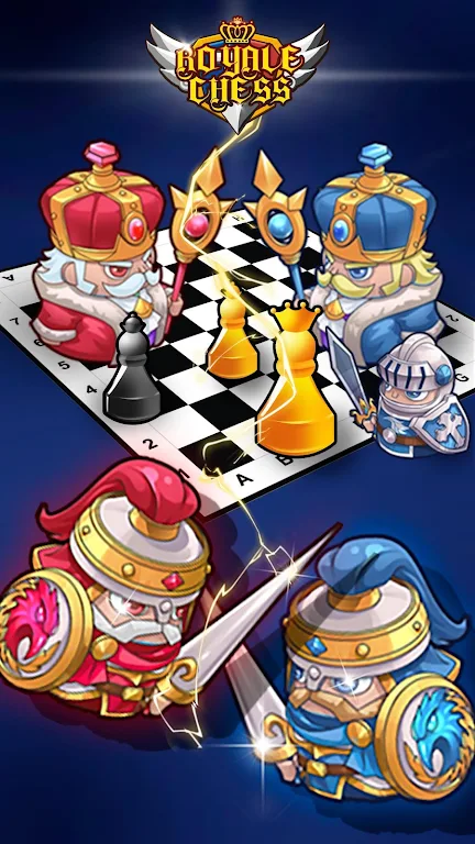Royale Chess - King’s Battle Captura de pantalla 1