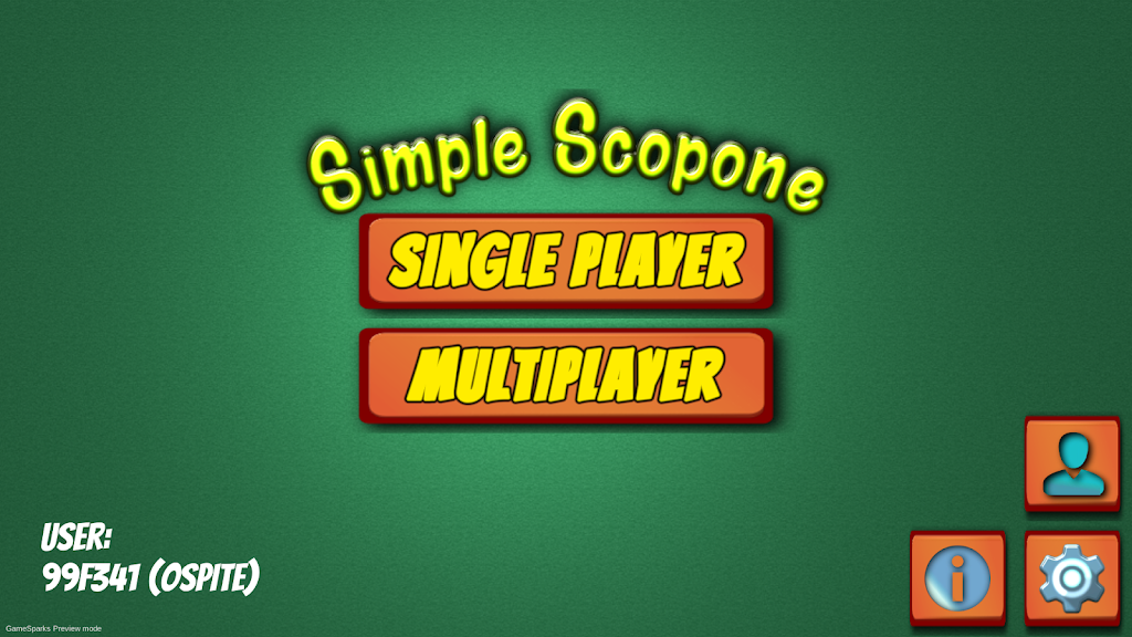 Simple Scopone スクリーンショット 1