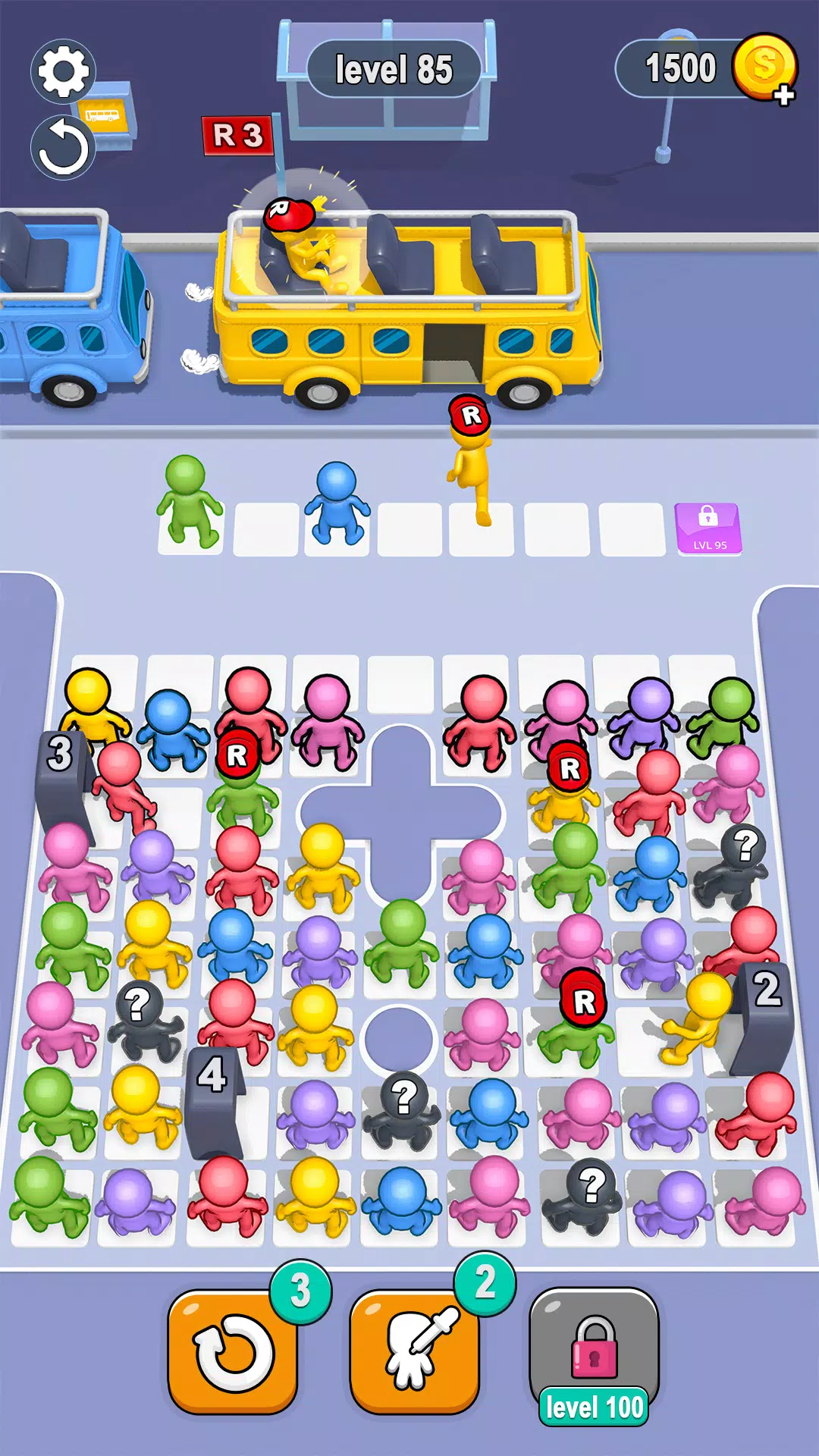 Bus Jam 3D Games Schermafbeelding 2