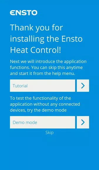 Schermata Ensto Heat Control App 3