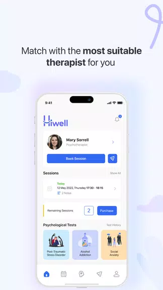 Hiwell Therapy & Mental Health Screenshot 2