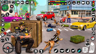 Police Dog Crime Chase Game 3D Tangkapan skrin 3