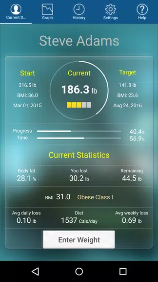 Monitor Your Weight Ekran Görüntüsü 1